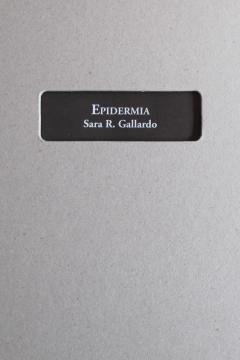 Portada de Epidermia, de Sara R. Gallardo